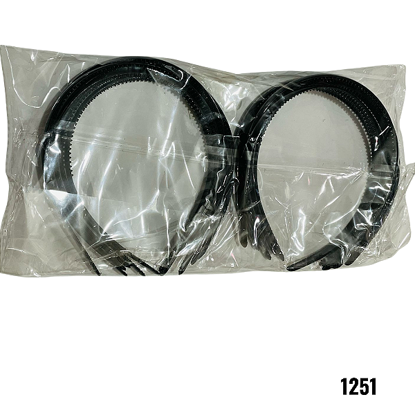 NE1251 - 1251 tiara plastica – Pacote com 12 unidades (Atacado)