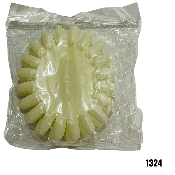 NE1324 - 1324 unha artificial 10 pcs por kit – Pacote com 12 unidades (Atacado)