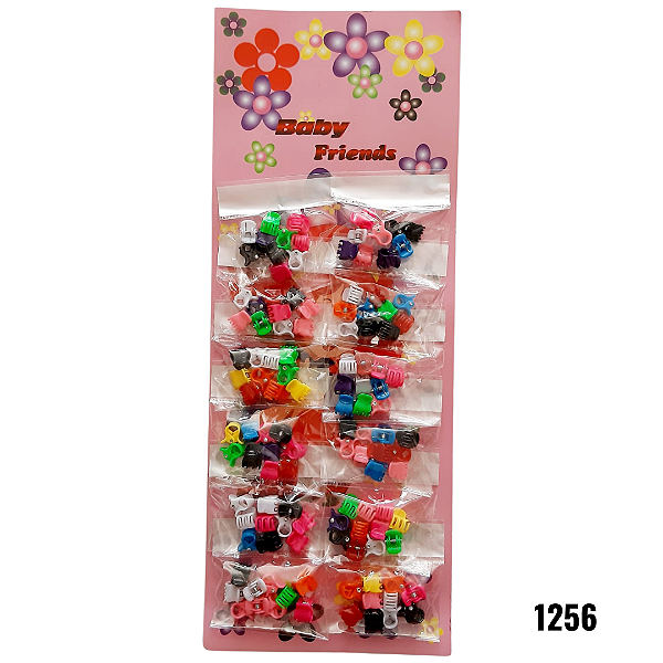 NE1256 - 1256 mini piranha colorida – Pacote com 12 unidades (Atacado)