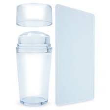 NE11 - 11 carimbo unhas francesinha silicone – Pacote com 12 unidades (Atacado)