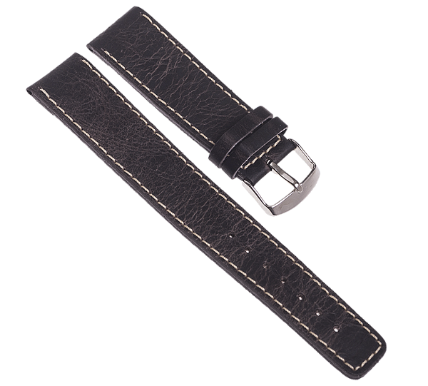PULSEIRA DE COURO SELVAGEM LONGA MARROM  COD. 88C