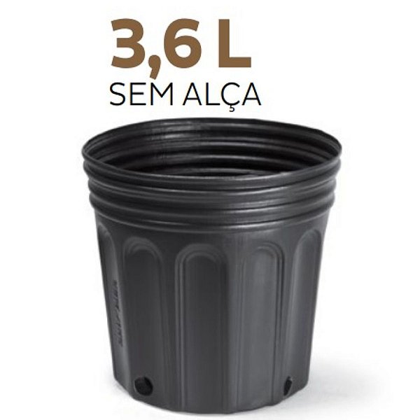 1 Vaso para Muda - Flores Tempeiros - Potes de 3,6 Litros - Nutriplan