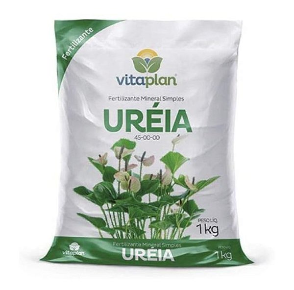 Fertilizante Uréia - 45-00-00 - 1kg - Vitaplan
