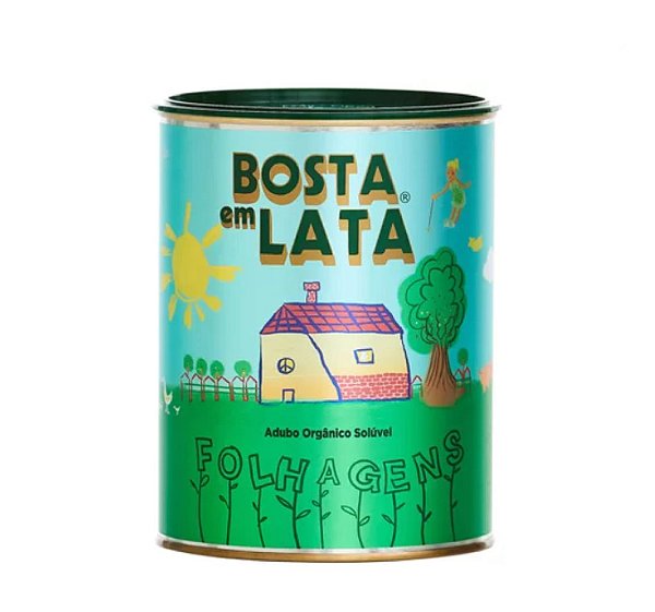 Fertilizante Orgânico - Folhagens - 400g - Bosta em Lata