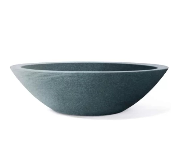 vaso para rosa do deserto Grafiato Concha N 12 cor Verde Guatemala-Nutriplan