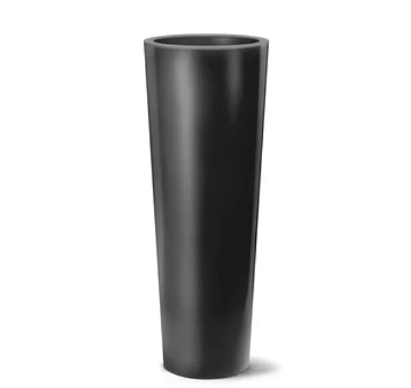 Vaso Polietileno Classic Cone 70 - Preto - Nutriplan