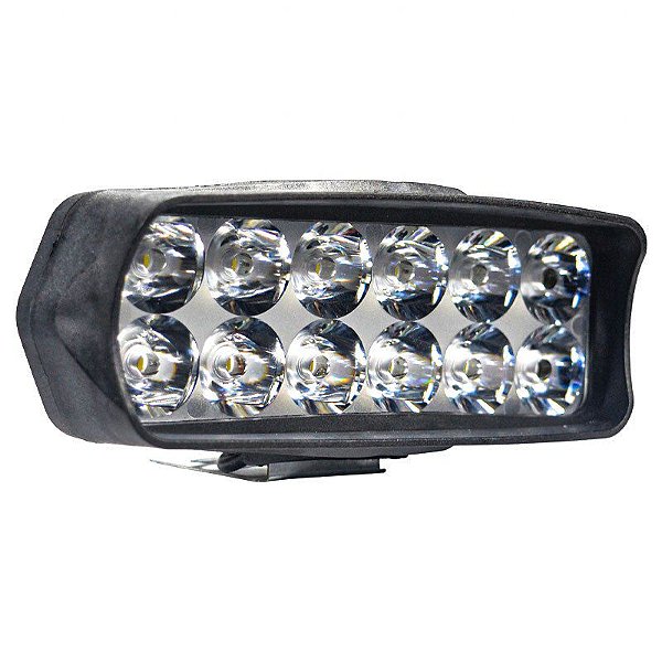 Farol Auxiliar Impermeável - LED Driving Lights - 12 LEDS