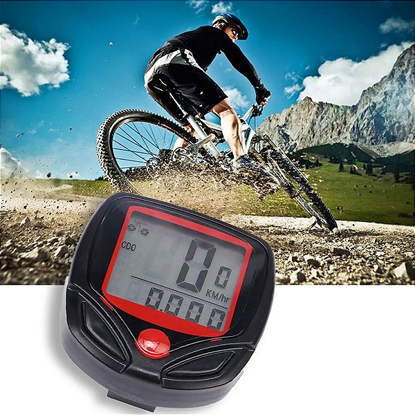 Velocímetro multifuncional para bicicleta-velocímetro, cronômetro, odômetro