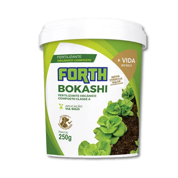 Fertilizante Orgânico Composto Forth Bokashi 250g-Tipo Bokashi