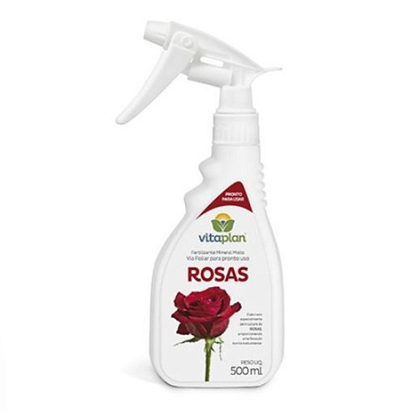 Fertilizante Foliar Para Rosas - 500ml - Vitaplan