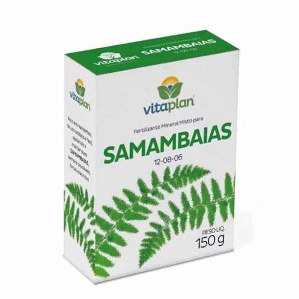 Fertilizante Mineral Misto Samambaias 150g - Vitaplan