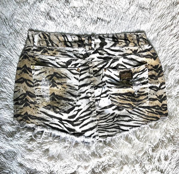 Saia Animal Print da Marca Lança Perfume - TAM - 44