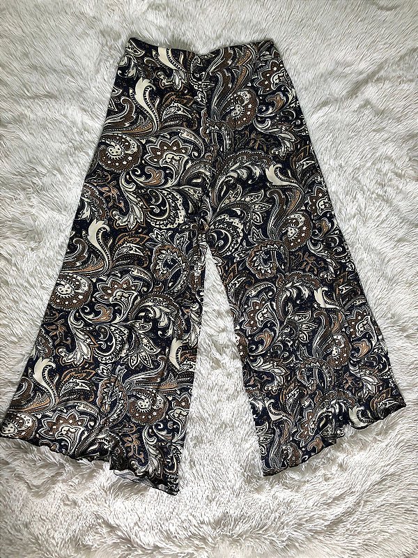 Calça Malha Pantalona Estampada  M
