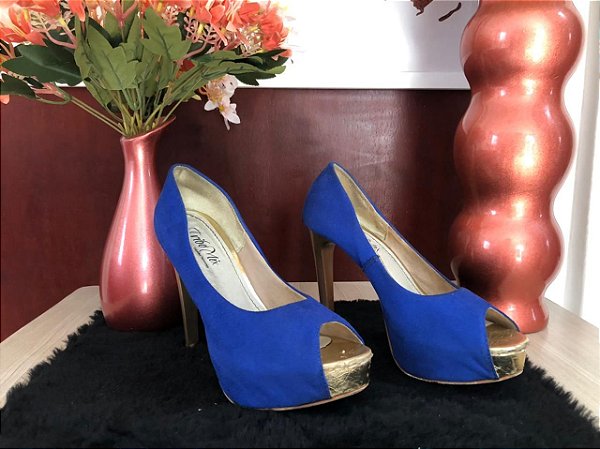 Sapato de Salto Marca Tribo Mix - TAM - 35