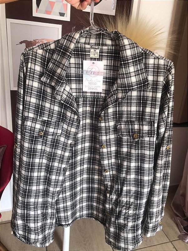Camisa Flanelada Xadrez - TAM - M