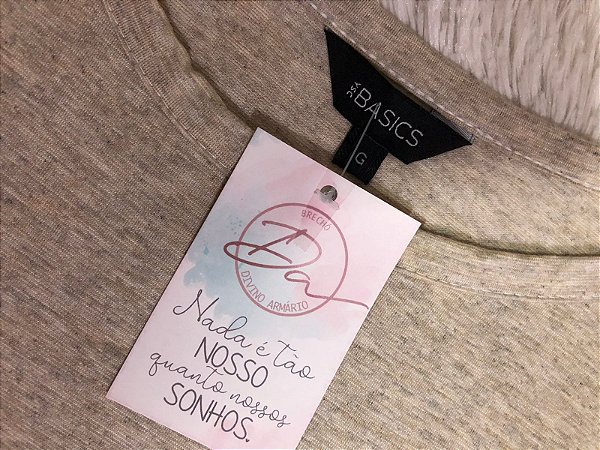 Blusa Malha Mescla - TAM - G