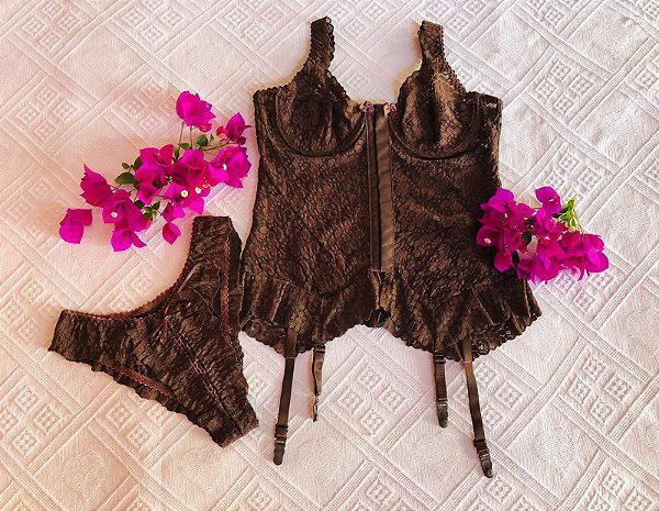 Espartilho Marrom - TAM. 40