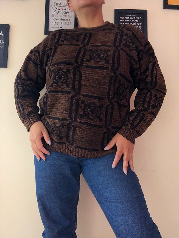Suéter Vintage com CGC - TAM - G