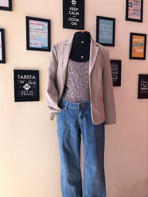 Blazer da marca Luigi Bertolli - TAM - 42