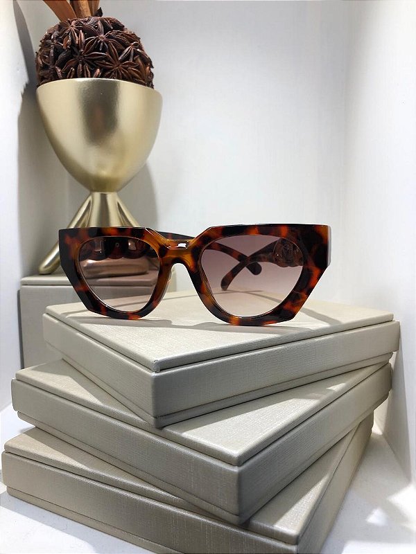 Óculos de Sol Afrodite Animal Print