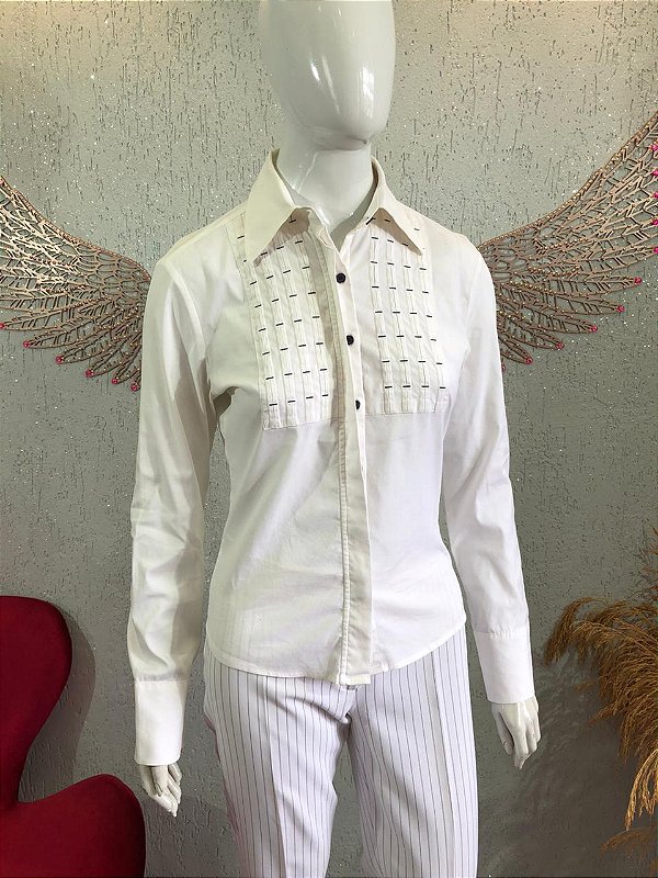 Camisa Feminina Branca Le Lis Blanc - TAM - M