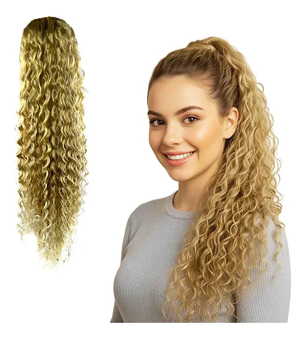 Rabo De Cavalo Cacheado Biofibra Funk Fashion Classic - MT27/613