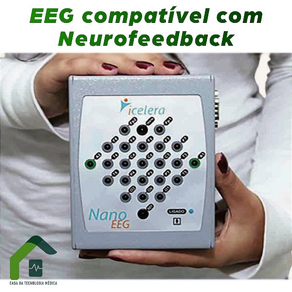 Eletroencefalógrafo Nano EEG - Portátil com Neurofeedback