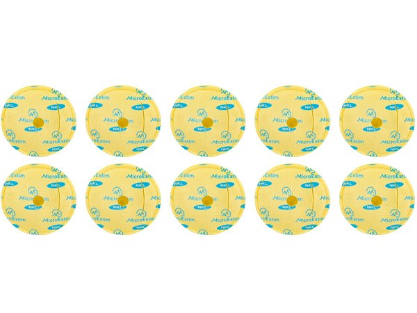 Kit 10 esponjas redondas para touca NKL