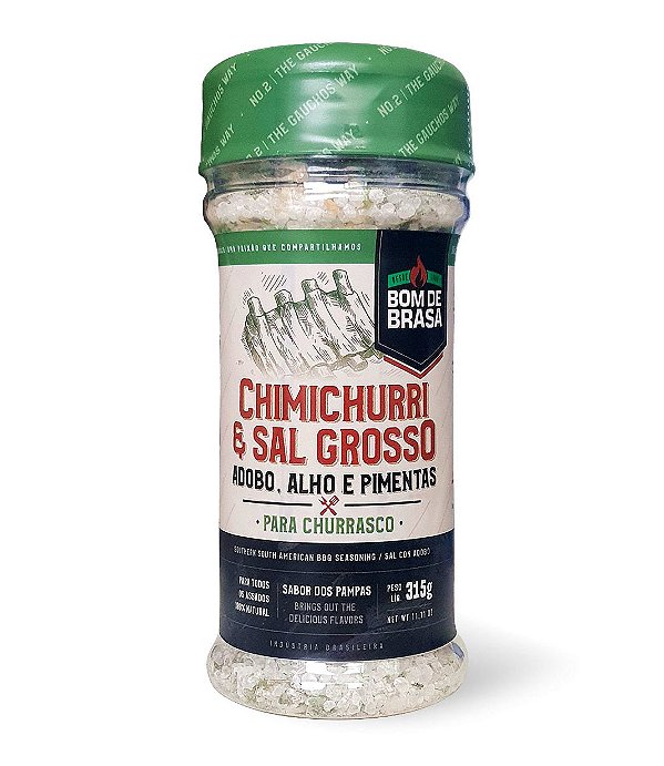 Chimichurri e Sal Grosso Bom de Brasa 315g - VENCIMENTO JULHO/2024