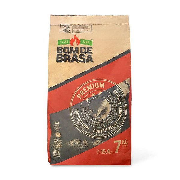 Carvão Vegetal Premium Profissional 7 Kg