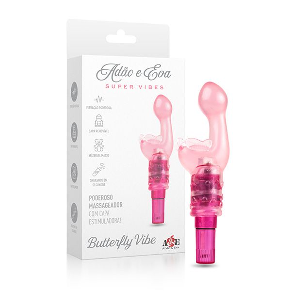 Butterfly Vibe - Vibrador com Capa Estimuladora