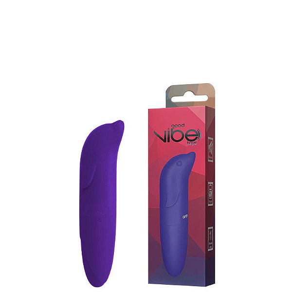 Vibrador Golfinho Ponto G com Toque Suave e Aveludado