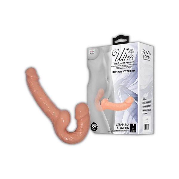 PÊNIS DUPLO PLUG VAGINAL STRAPON