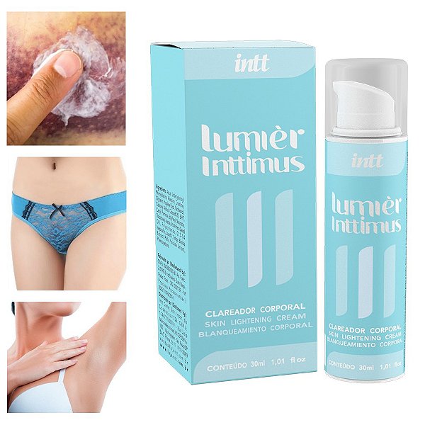 Creme Dermatológico Lumièr Inttimus Clareador Corporal 30ml