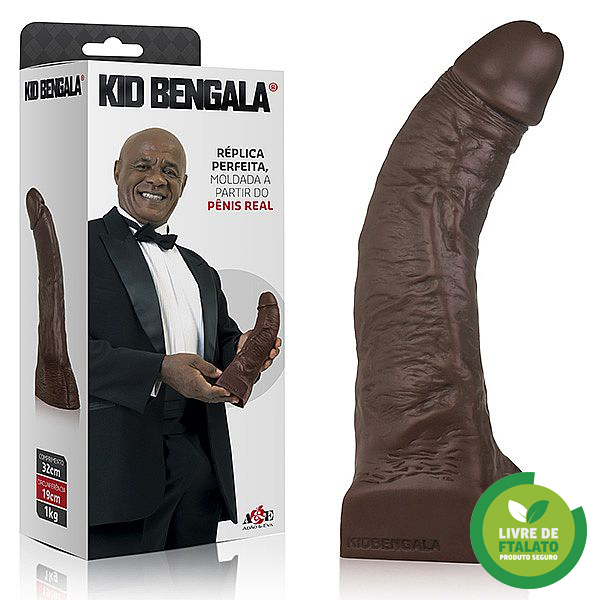 Kid Bengala - Réplica perfeita moldada a partir do penis real - 26cm