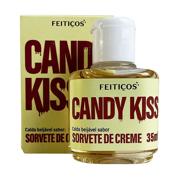 CANDY KISS - CALDA BEIJÁVEL - SORVETE DE CREME - 35ML