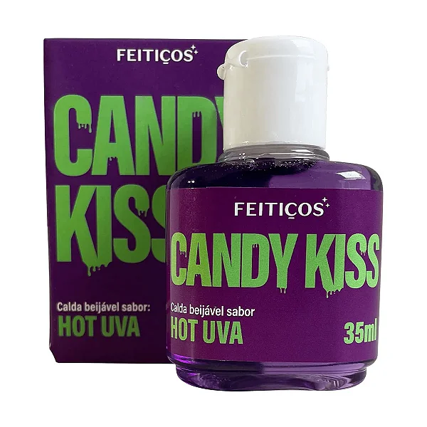 CANDY KISS - CALDA BEIJÁVEL - HOT UVA - 35ML