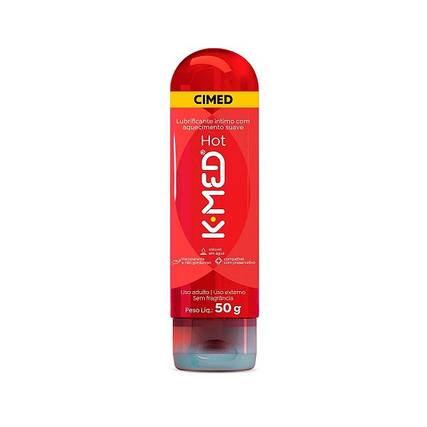 Gel Lubrificante Íntimo K-Med Hot Com 50G - Pocket