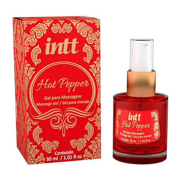 Intt Gel Estimulante Unissex À Base De Pimenta - Hot Pepper -