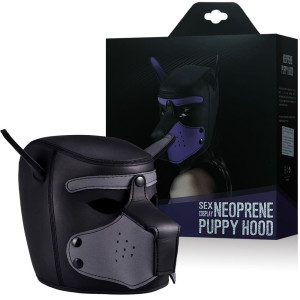 Capuz com Focinho Removível – SEX COSPLAY NEOPRENE PUPPY HOOD – SD-039