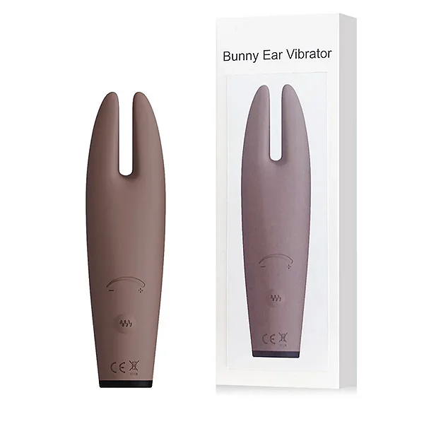 Vibrador Recarregável com Ponta Dupla. Possui 5 Modos de Vibração e 2 Níveis de Intensidade – BUNNY EAR VIBRATOR – VR-089