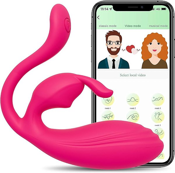 Vibrador Bullet Rabbit controlado App