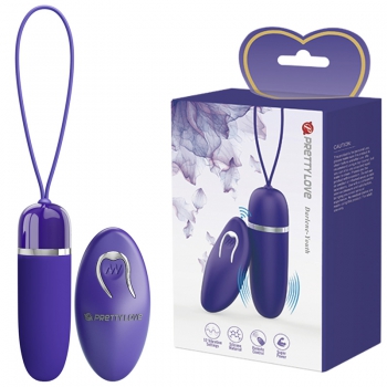 Cápsula Vibratória com Controle Wireless. Possui 12 Modos de Vibração – DARLENE – BI-014403WL