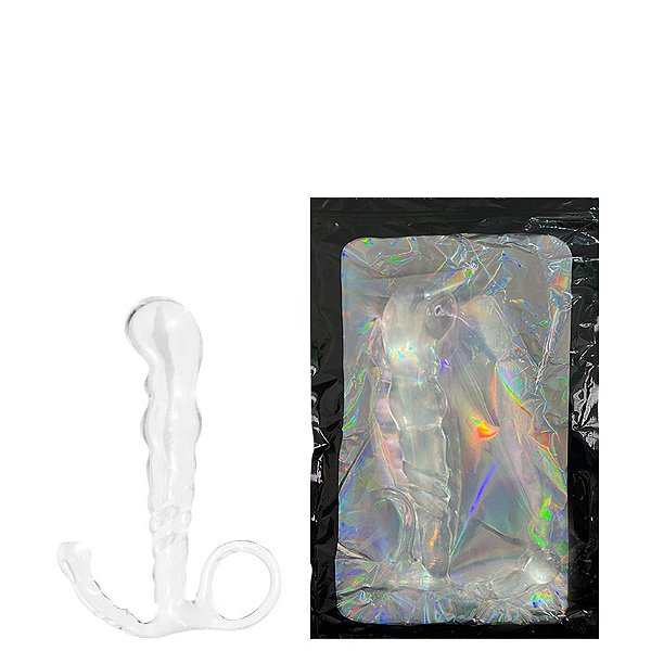 Massageador de Próstata com Diâmetro Escalonado, Alça de Segurança e Estimulador Perineal – 3R IMPORT – PM-018