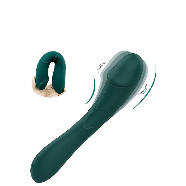 Vibrador Recarregável com Detalhe de Glande, Possui 10 Modos de Vibração – GOOD VIBE TOYS – VR-142