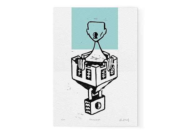Xilogravura "Fazzera". Daniel Mustafa