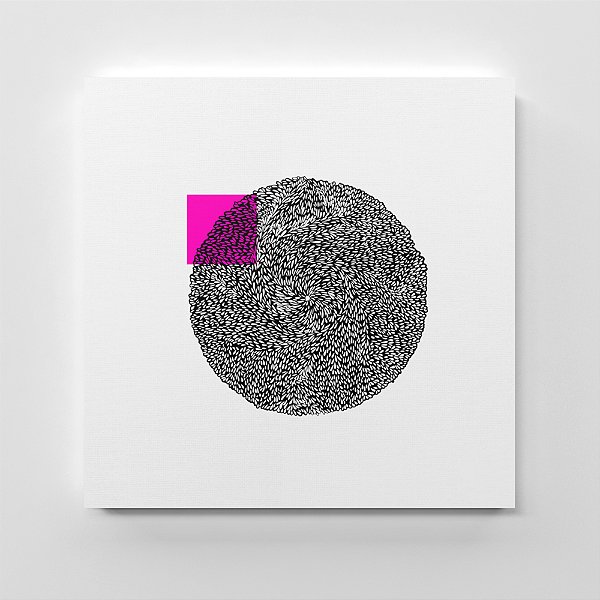 Serigrafia "Floresta Magenta". Studio Mustafari