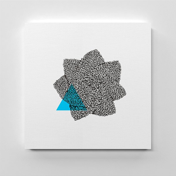 Serigrafia "Floresta Cyan". Studio Mustafari