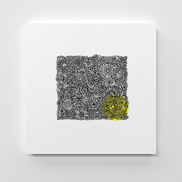 Serigrafia "Floresta Amarela". Studio Mustafari