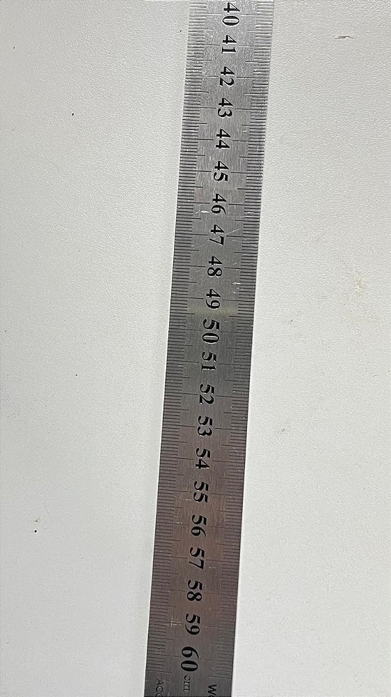 REGUA INOX MILIMETRICA 600 MM